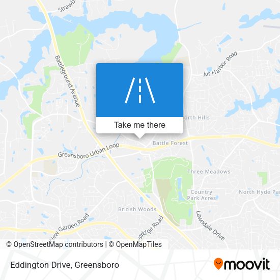 Mapa de Eddington Drive