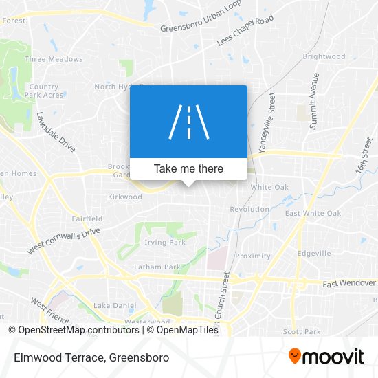 Elmwood Terrace map