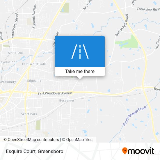 Mapa de Esquire Court