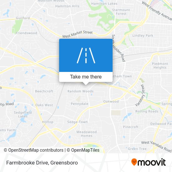 Mapa de Farmbrooke Drive
