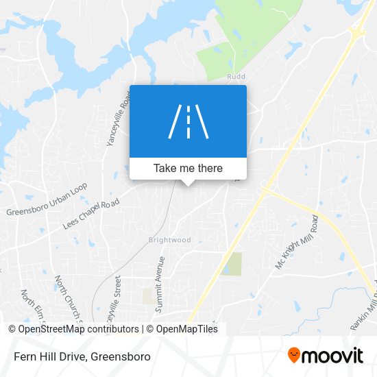 Fern Hill Drive map