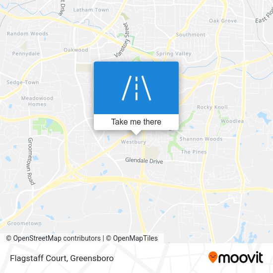 Flagstaff Court map