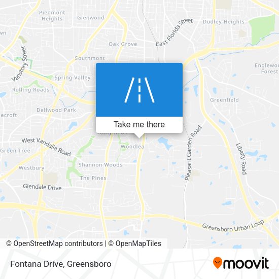 Mapa de Fontana Drive
