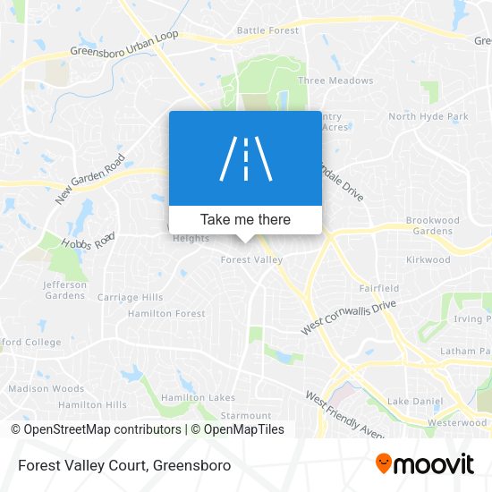 Forest Valley Court map