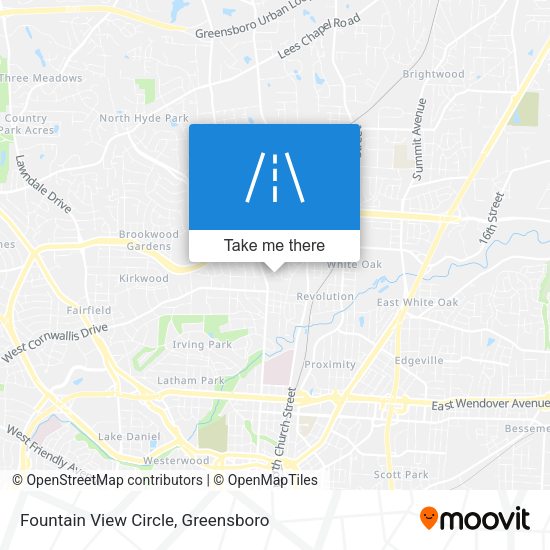 Fountain View Circle map