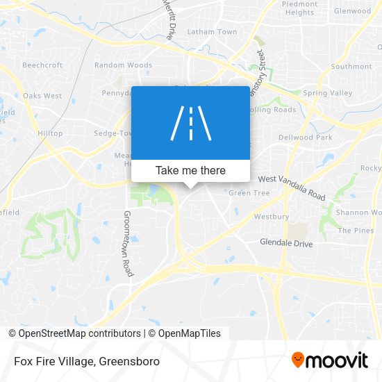 Mapa de Fox Fire Village