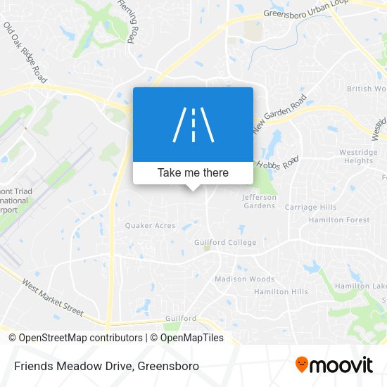 Friends Meadow Drive map