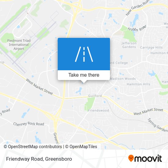 Mapa de Friendway Road