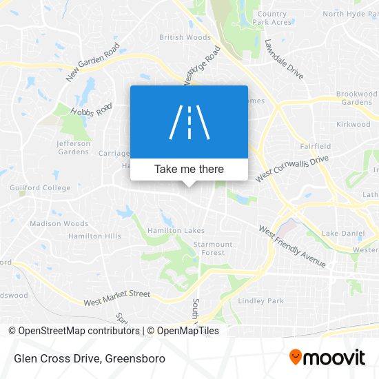 Glen Cross Drive map