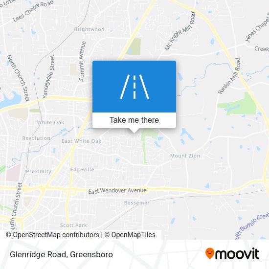 Mapa de Glenridge Road