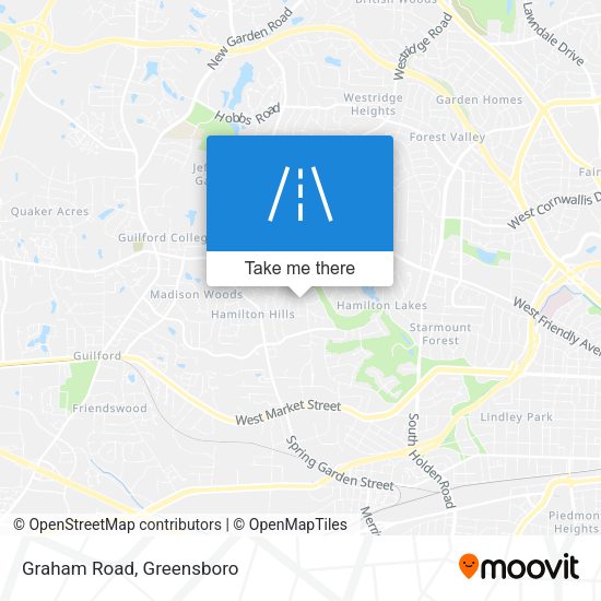 Mapa de Graham Road