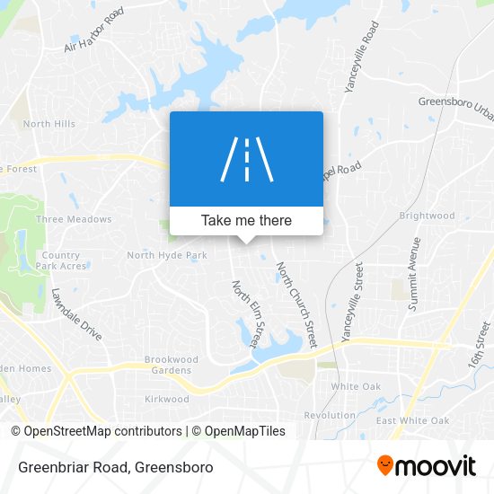 Mapa de Greenbriar Road