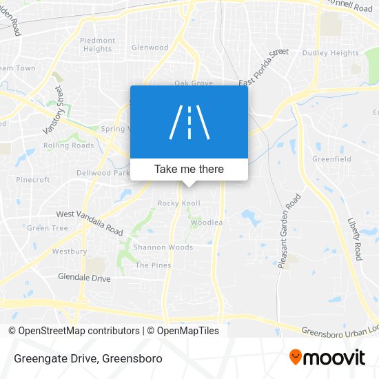 Mapa de Greengate Drive