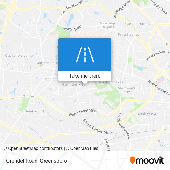 Mapa de Grendel Road