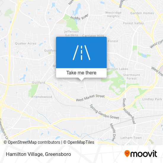 Hamilton Village map