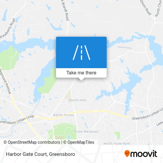 Mapa de Harbor Gate Court