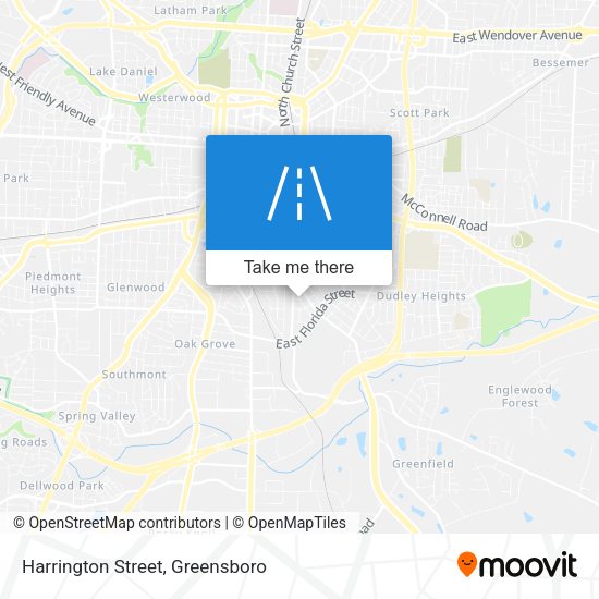 Mapa de Harrington Street