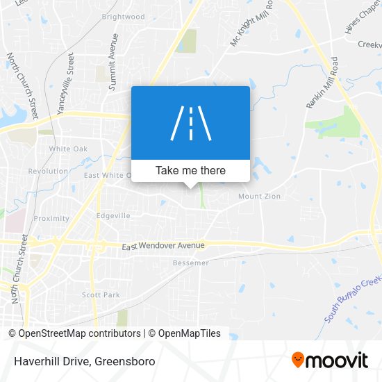 Mapa de Haverhill Drive