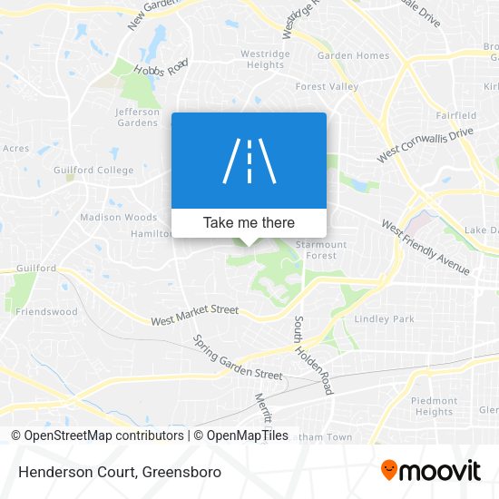 Mapa de Henderson Court