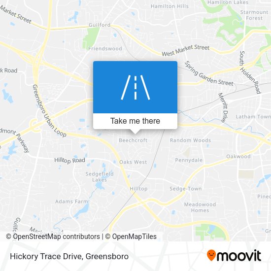 Hickory Trace Drive map