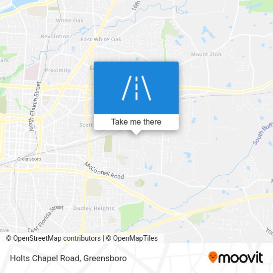 Holts Chapel Road map