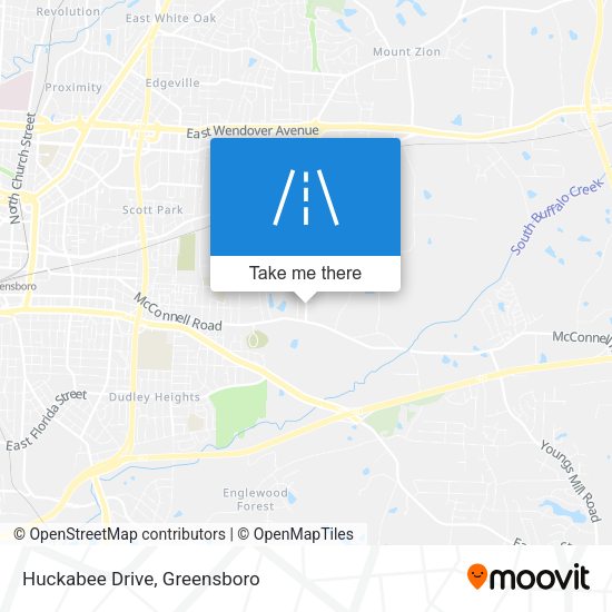 Mapa de Huckabee Drive