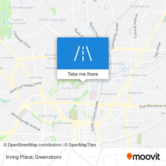 Mapa de Irving Place