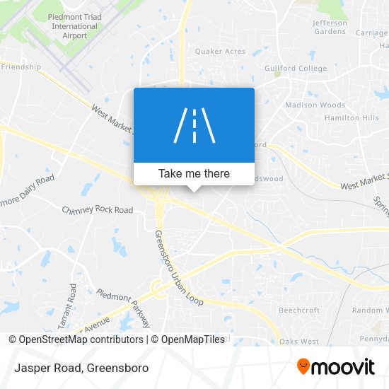 Mapa de Jasper Road