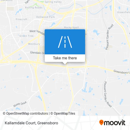Mapa de Kallamdale Court