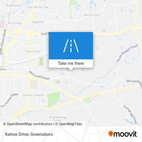 Mapa de Kehoe Drive