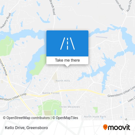 Mapa de Kello Drive