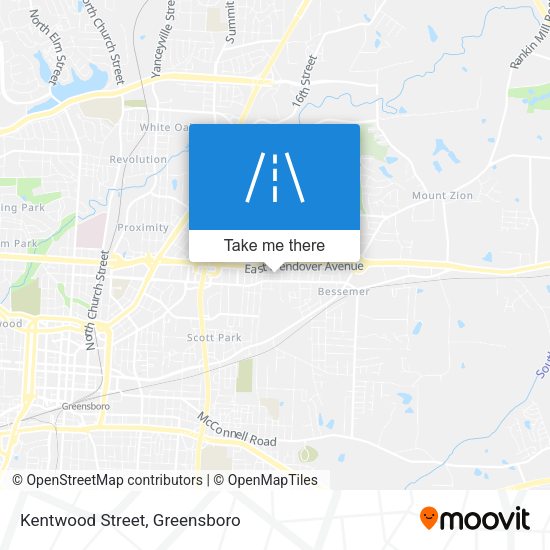 Mapa de Kentwood Street