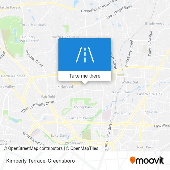 Kimberly Terrace map