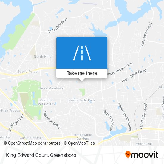 King Edward Court map
