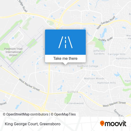 King George Court map