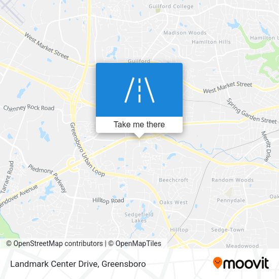 Landmark Center Drive map