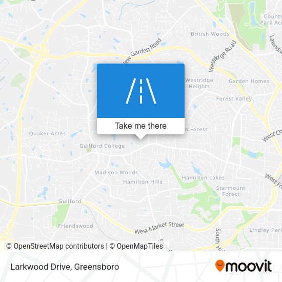 Mapa de Larkwood Drive
