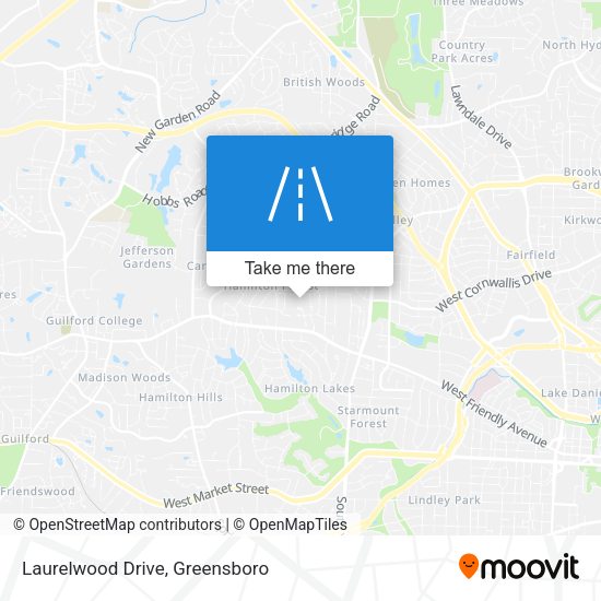 Mapa de Laurelwood Drive