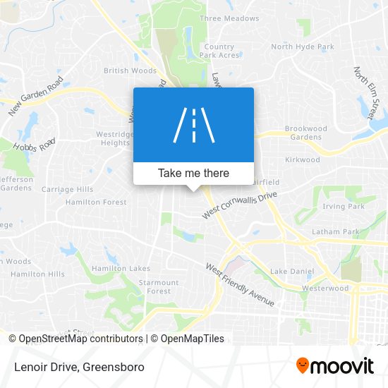 Mapa de Lenoir Drive