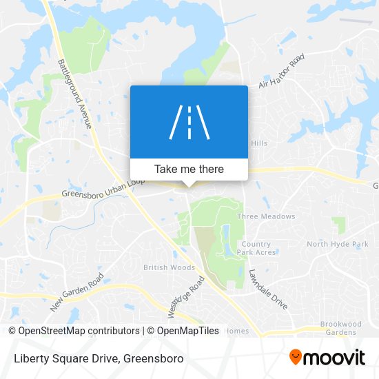 Liberty Square Drive map