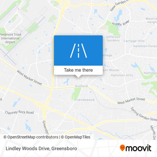 Mapa de Lindley Woods Drive