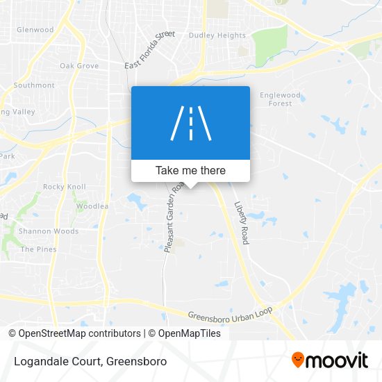 Logandale Court map