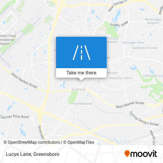 Mapa de Lucye Lane
