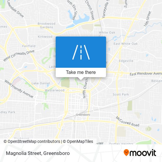 Magnolia Street map