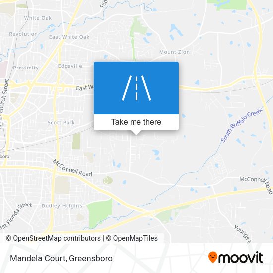 Mandela Court map