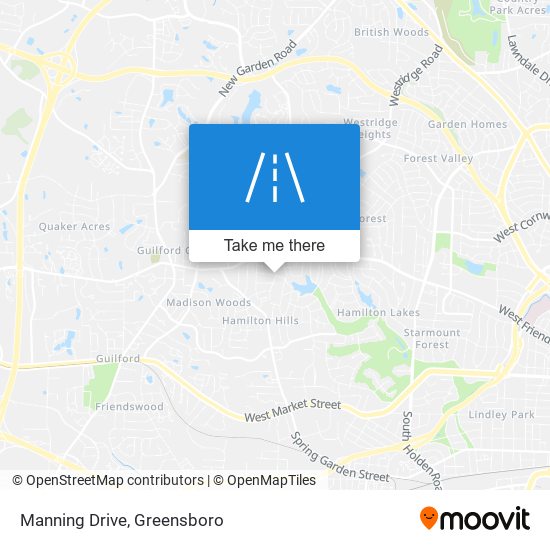 Mapa de Manning Drive