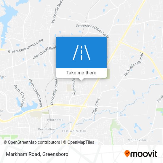 Mapa de Markham Road