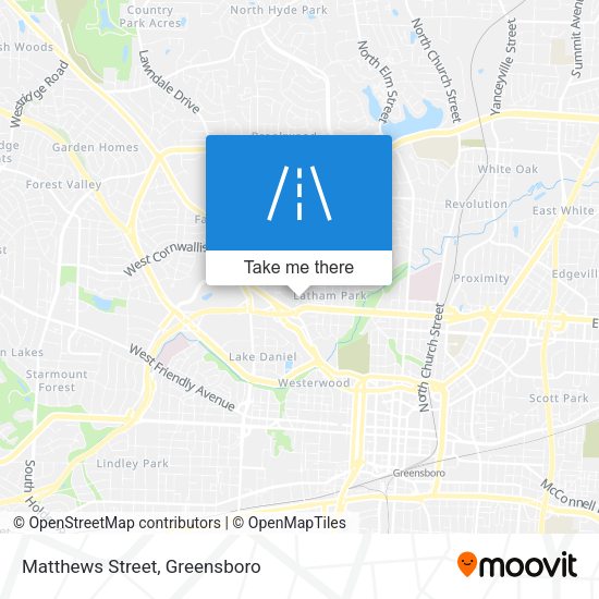 Matthews Street map