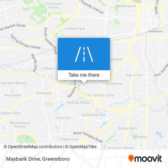 Maybank Drive map