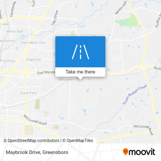Maybrook Drive map